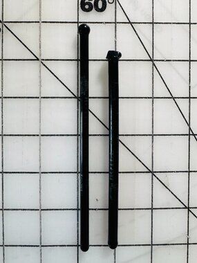 Vintage Hotel Statler Cleveland Swizzle Sticks Black Barware Set of 2 Hotel Memo